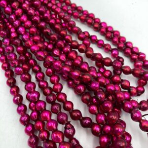 String of Vintage Pink Mercury Glass Garland - 168" total