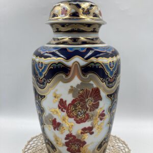 Kaiser India Cobalt Blue Vase / Urn and Lid