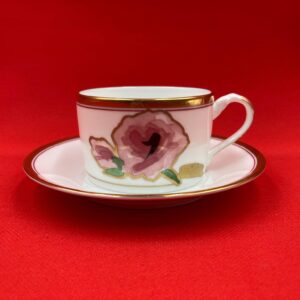 Noritake The Ginza Brilliant Four Seasons Cup and Saucer, made in Japan, Summer and Autumn Cup and Saucer