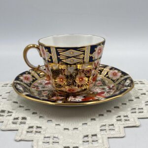 Royal Crown Derby Traditional Imari Cup and Saucer