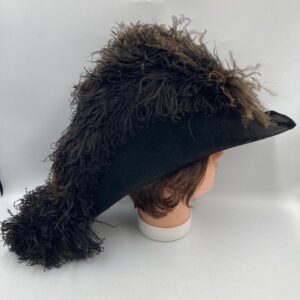 1920s -1930s Knight's Templar / Masonic Chapeau with Ostrich Feathers - Size 7 1/8, made in Canada, Ambrose Kent & Sons