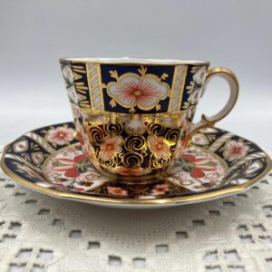 Royal Crown Derby Traditional Imari Cup and Saucer