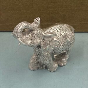 Vintage Signed FARO 925 Sterling Electroform Elephant