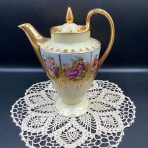 Vintage NC Germany Fragonard Love Story Teapot with Lid - Love Story Design