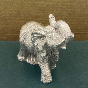 Vintage Signed FARO 925 Sterling Electroform Elephant