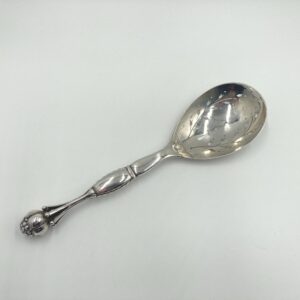 GEORG JENSEN Sterling Silver Pierced Berry Spoon circa 1925