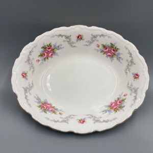 Royal Albert Tranquillity Oval Open Vegetable Bowl, made in England, English bone china