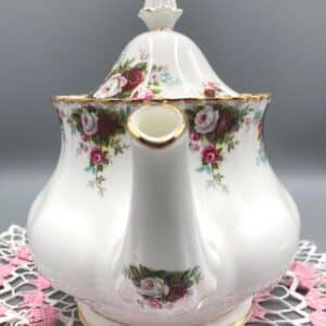 Royal Albert China Celebration Tea Pot with Lid, made in England