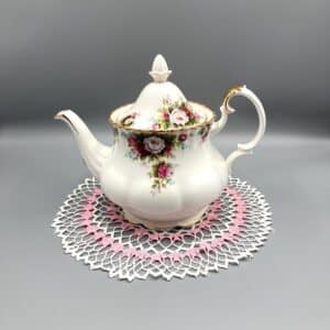 Royal Albert China Celebration Tea Pot with Lid, made in England