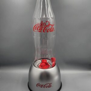 Vintage Coca Cola Lava Bubble Lamp with Plug in, 21 inches tall, Rabbit Tanaka Model 23130