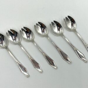 Set of 6 Holmes & Edwards 1916 Jamestown Ice Cream Forks