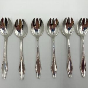 Set of 6 Holmes & Edwards 1916 Jamestown Ice Cream Forks