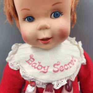 Vintage 1960s Mattel Baby Secret Whisper Doll, Working