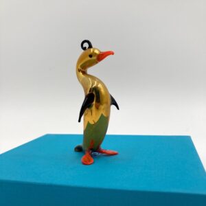 1930s LAUSCHA Mercury Glass Penguin, Lauscha ornament