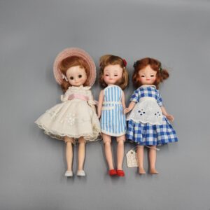 Lot of 3 Vintage Betsy McCall Dolls